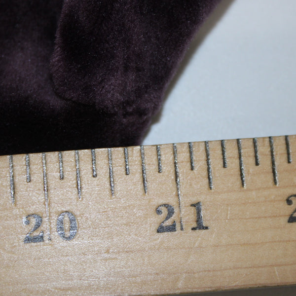 Pure Jill Sweater Sz M Purple Collared Velour Long Sleeve Poly Spandex Sweater