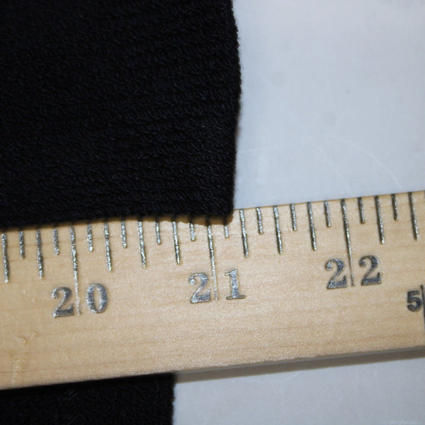 St John Basics Sz 6 Black Santana Knit Long Black Side Slit Maxi Skirt