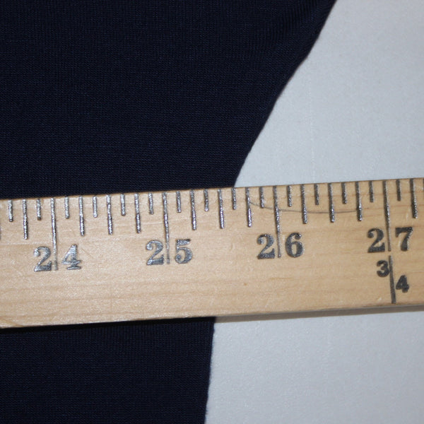 Cynthia Rowley Top NEW Sz 2X Navy Blue Round Neck 3/4 Sleeve 100% Rayon Top