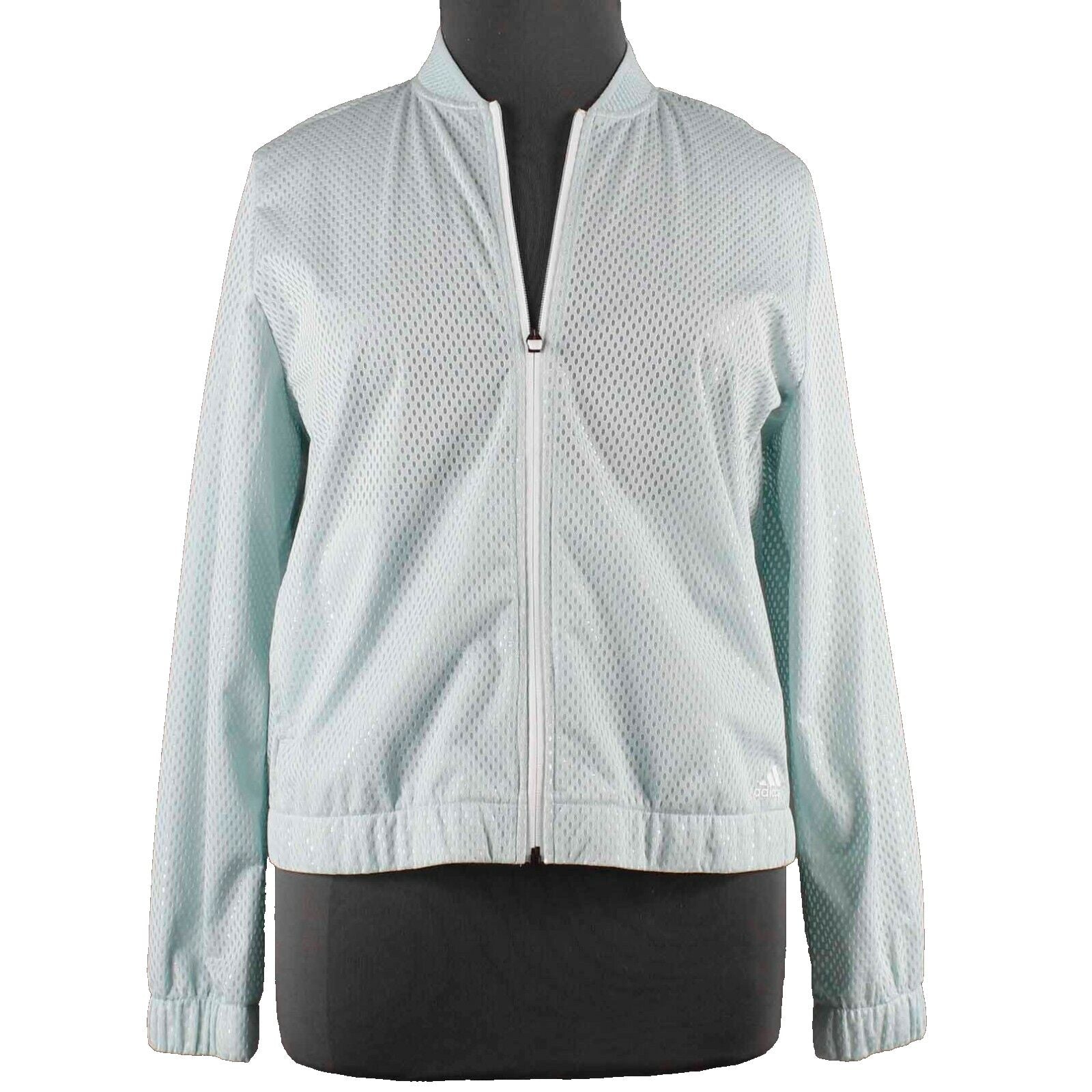 Adidas NEW Sz XL Ash Green Summer Bomber 100% Polyester Jacket
