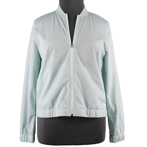 Adidas NEW Sz XL Ash Green Summer Bomber 100% Polyester Jacket