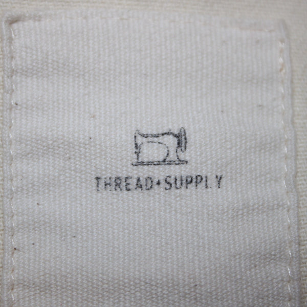 Thread Supply Jacket Sz XS Yellow Denim Collared Button Down 100% Cotton Jacket