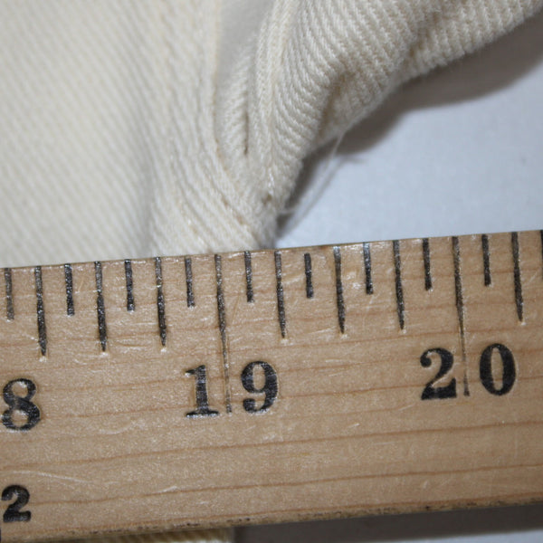 Thread Supply Jacket Sz XS Yellow Denim Collared Button Down 100% Cotton Jacket