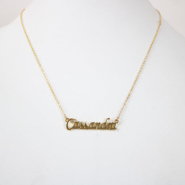 CASSANDRA NEW Goldtone Rhinestone Accent 14.5" w 4.5" Multi Ring Ext Necklace