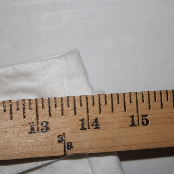J Brand Sz 26 x 25 White Belted Wide Leg Ankle Raw Hem 100% Cotton Pant