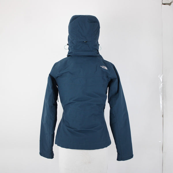 The North Face Sz XS Blue Pockets Hooded 100% Nylon Polyester Jacket