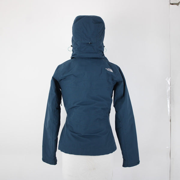 The North Face Sz XS Blue Pockets Hooded 100% Nylon Polyester Jacket