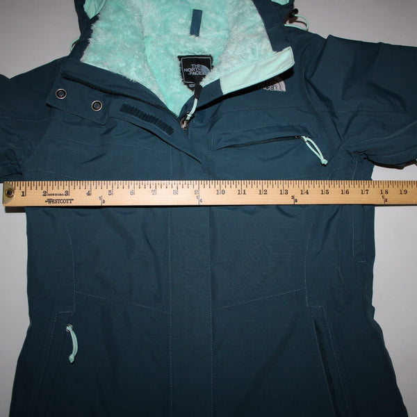 The North Face Sz XS Blue Pockets Hooded 100% Nylon Polyester Jacket