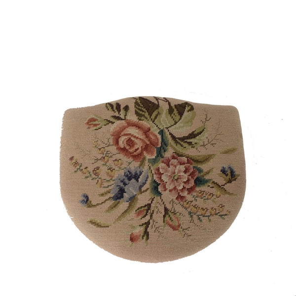 Chair Cushions 16 x 15 x 2 Multi Colored Floral Qty 1 Needle Point Cushions