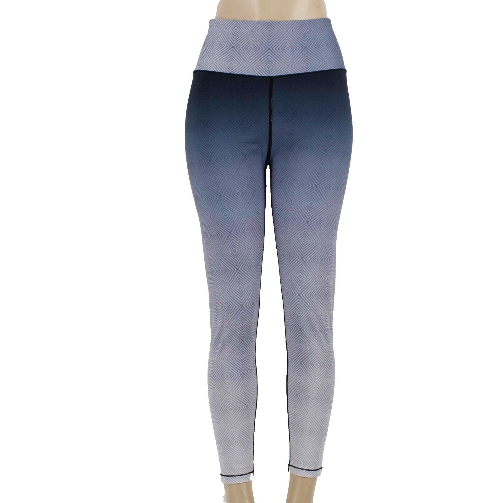 Ar-33 Sz XL x 26 Blue Lavender Ombre Pull On Polyester Spandex Active Wear Pant
