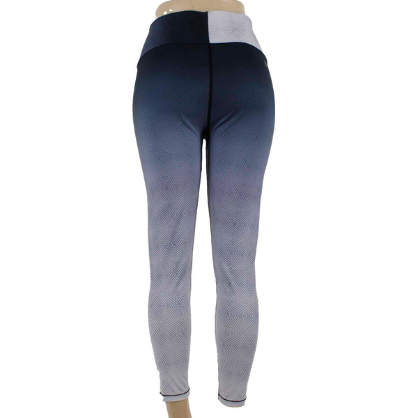 Ar-33 Sz XL x 26 Blue Lavender Ombre Pull On Polyester Spandex Active Wear Pant