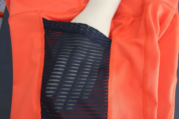 Without Wall Sz S x 26 Orange Black Sheer Inserts Poly Blend Active Pant