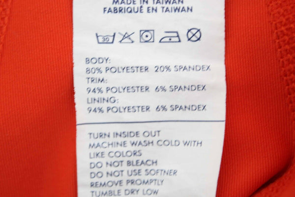 Without Wall Sz S x 26 Orange Black Sheer Inserts Poly Blend Active Pant
