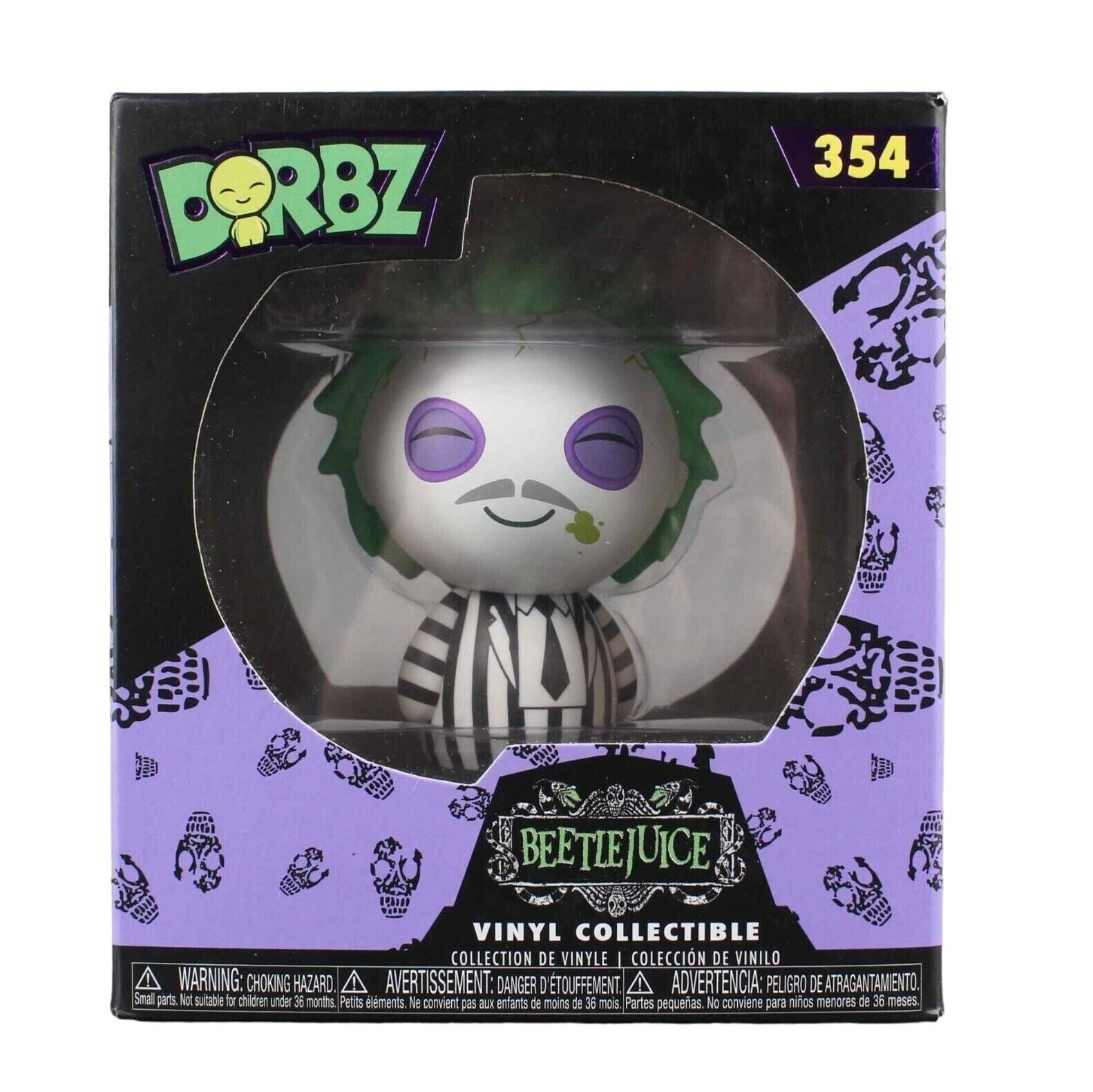 Funko Dorbz NEW Beetle Juice #354 Beetle Juice Vinyl Collectible