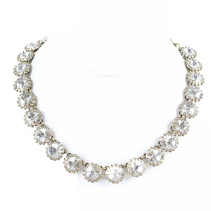 J Crew NEW $85 15-20in Endless Rhinestone Goldtone Chain .5in Strand Necklace