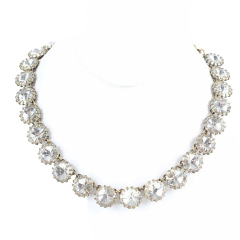 J Crew NEW $85 15-20in Endless Rhinestone Goldtone Chain .5in Strand Necklace