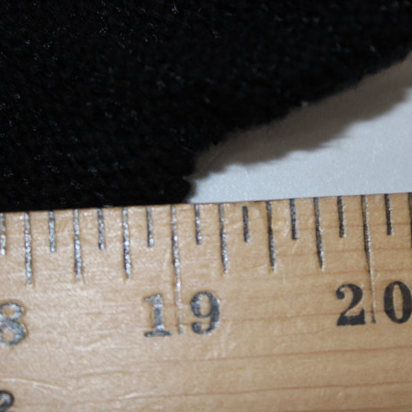 J Jill Top Sz M Black Sequin Open Knit V Neck Cotton Polyester Top