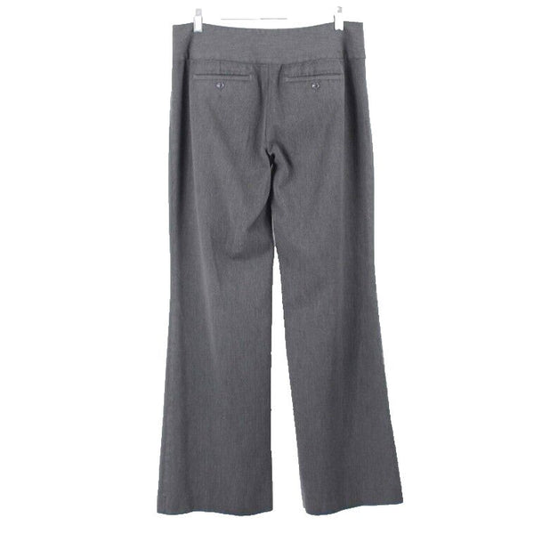 Express Editor Sz 8R X 33 Charcoal Gray Polyester Blend Trouser Pants