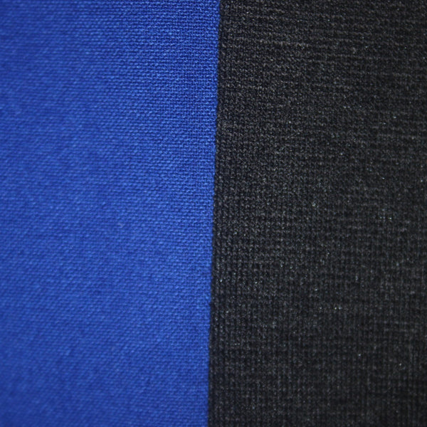 Chaps Dress NEW Sz 6 Black Royal Blue Sleeveless Polyester Viscose Dress