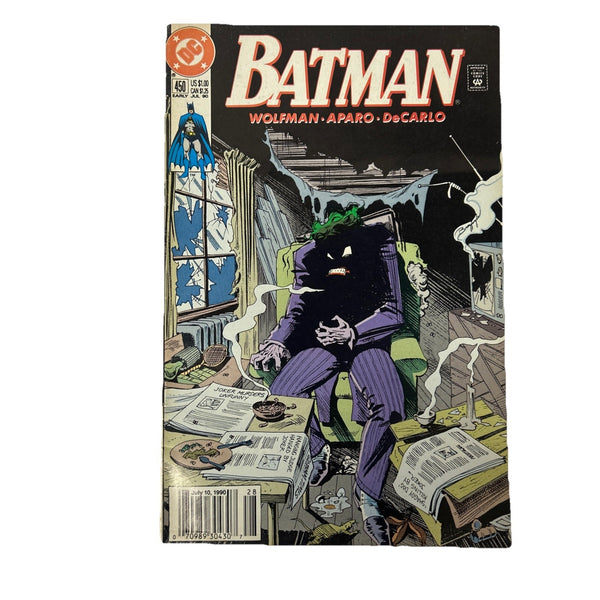 Dc Comics Comic Book Batman # 450 July 1990 Wolfman Aparo Decarlo Comic Book