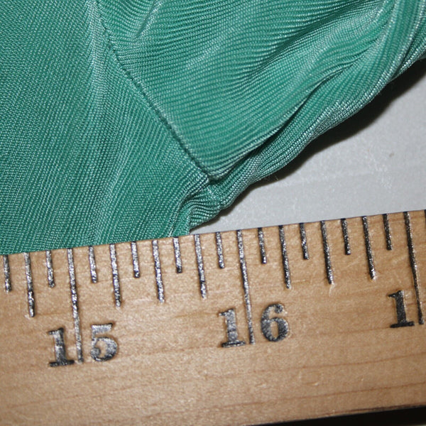 Patricia Wolf Sz XS Aqua Green V Neck Stretch Ribbed Polyester Lycra Travel Top