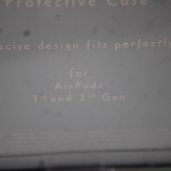 Pink Sky Light Pink Clear 1st & 2nd Generation Airpods Protective Case