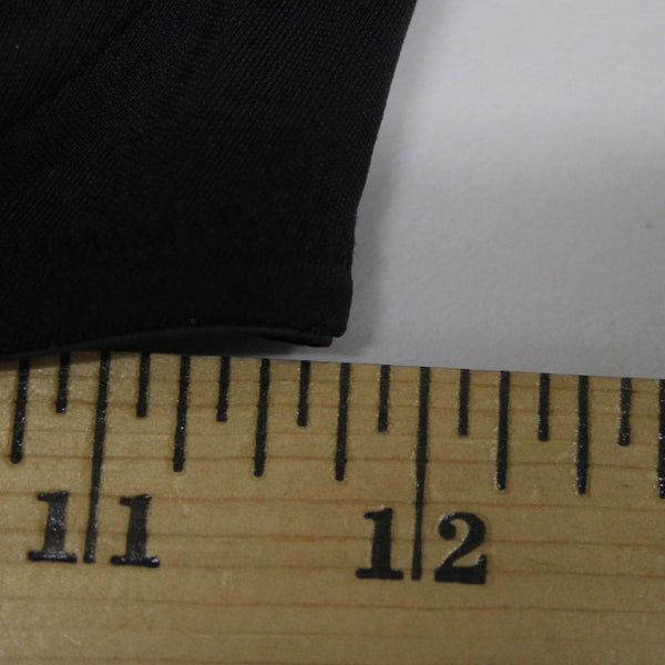 Wonderbra NEW Sz 32C Black Nylon Blend 7880 Nylon Blend Cotton Lined Cups Bra
