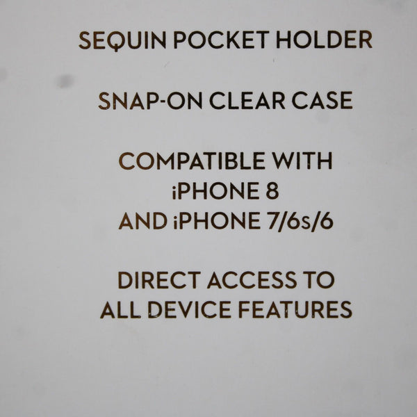 Dabney LEE Iphone 8 & 7/6s/6 Pocket Holder & Clear Phone Case