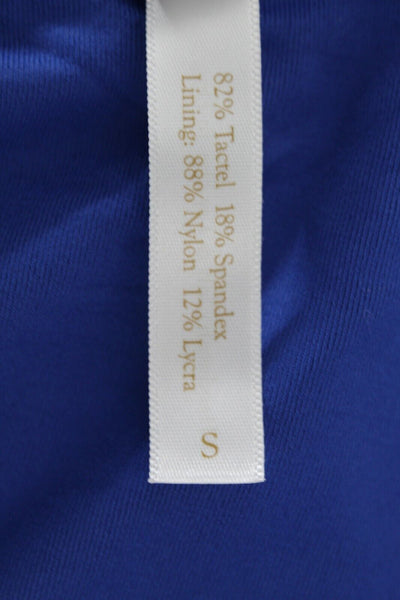 Helen Jon Sz S Blue Tactel Spandex Lined Nylon Lycra Bikini Bottom