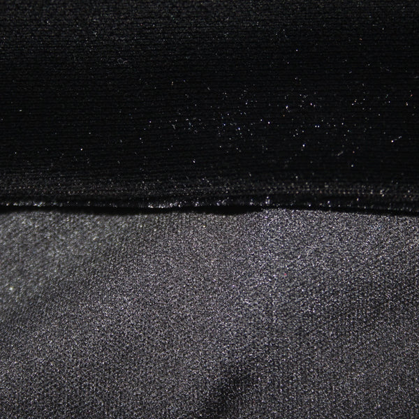 Adrianna Papell Dress Boutique Sz 8 Black Velveteen Polyester Spandex Dress