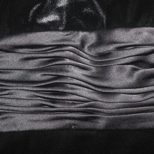 Adrianna Papell Dress Boutique Sz 8 Black Velveteen Polyester Spandex Dress