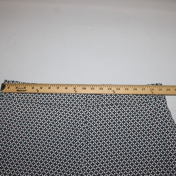 Kasper Pant NEW $79 Sz 16 x 27 Black White Hook Eye Pockets Poly Elastane Pant