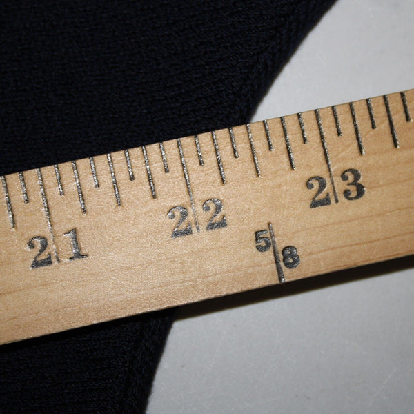 St John Sz S Navy Blue Cream Santana Knit Wool Rayon AS IS Sweater Top