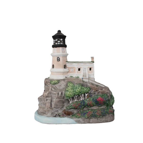 Dave Grossman Creation Light House Lamp Split Rock MN AS IS Lighthouse Lamp
