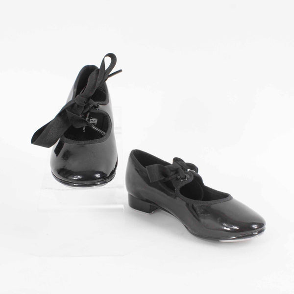 American Ballet Theatre Spotlights Sz 9.5 Youth Black Tap Shoes