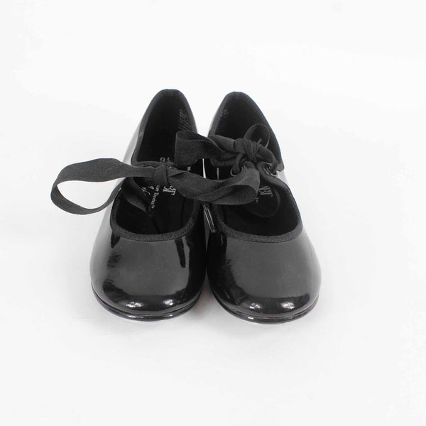 American Ballet Theatre Spotlights Sz 9.5 Youth Black Tap Shoes