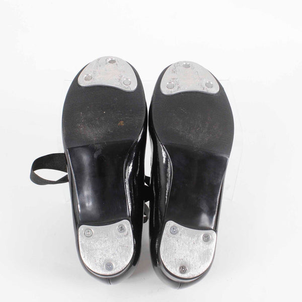 American Ballet Theatre Spotlights Sz 9.5 Youth Black Tap Shoes