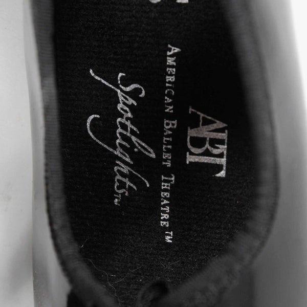 American Ballet Theatre Spotlights Sz 9.5 Youth Black Tap Shoes