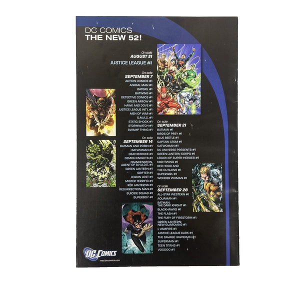 DC Comics Comic Book The New 52 #1 Free Comic Book