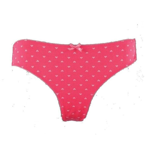 Rosa Faia New $38 Sz 8 Pink White Shorty Brief Panties