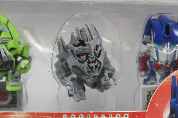 Transformers NEW Collectible Figurines & 3D Puzzle Piece Collector Cards & Base