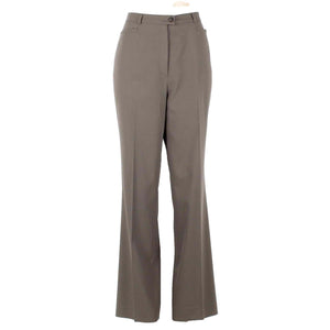 Basler Sz 8 x 31.5 Taupe Unlined Polyester Blend Straight Leg Trouser Pant