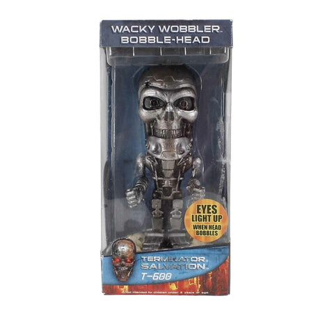 Wacky Wobbler Terminator Salvation T-600 Eyes Light Up Bobble Head Collectible