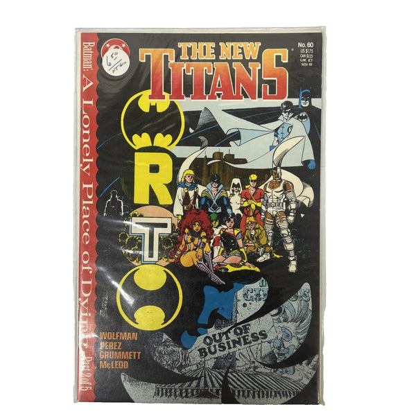 The New Titans #60 Nov 89 DC Comics Comic Book