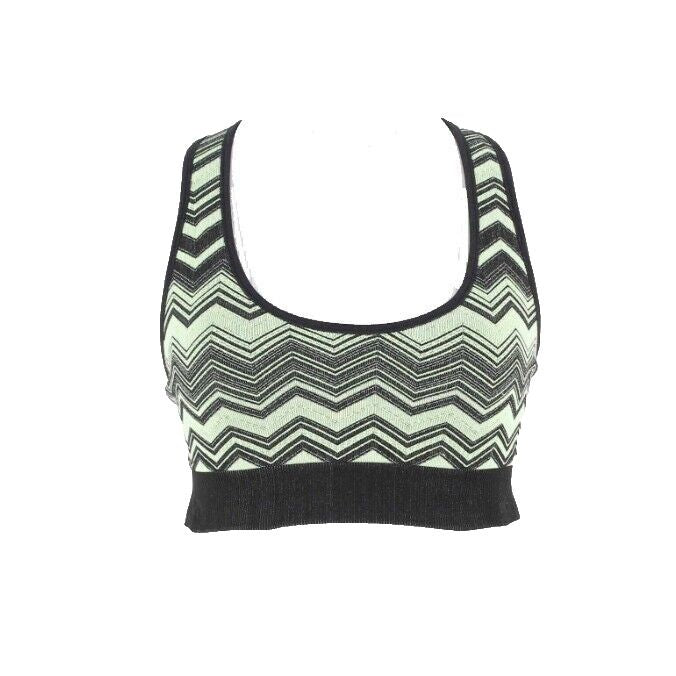 Lululemon Sz S? Black Lime Reversible Racerback Activewear Sports Bra