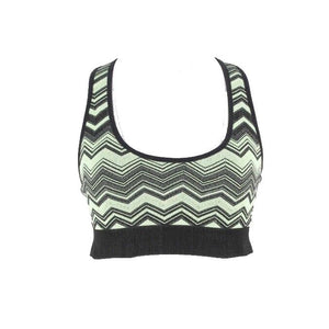Lululemon Sz S? Black Lime Reversible Racerback Activewear Sports Bra