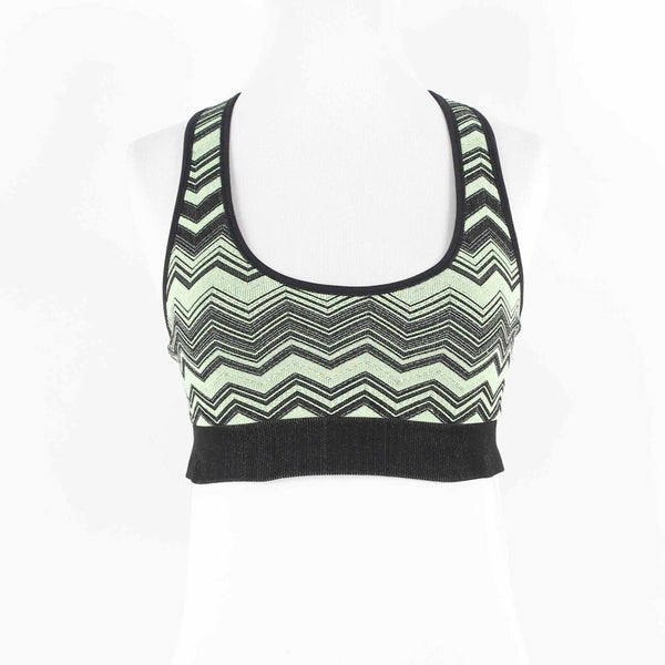 Lululemon Sz S? Black Lime Reversible Racerback Activewear Sports Bra