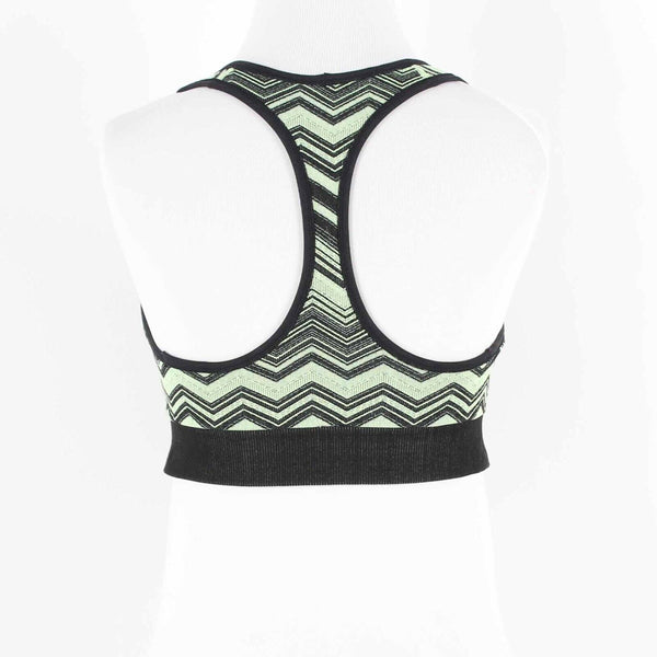 Lululemon Sz S? Black Lime Reversible Racerback Activewear Sports Bra