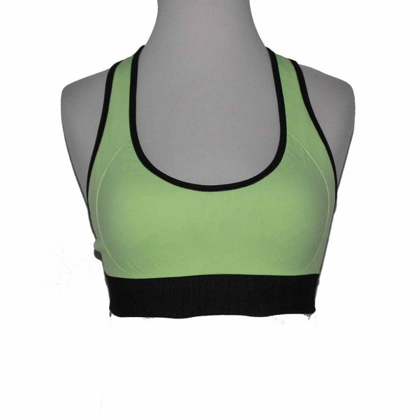 Lululemon Sz S? Black Lime Reversible Racerback Activewear Sports Bra