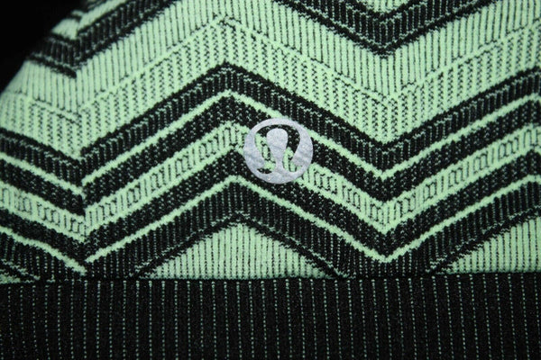Lululemon Sz S? Black Lime Reversible Racerback Activewear Sports Bra